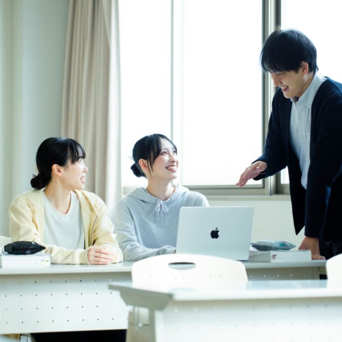 学生全員と個別面談イメージ