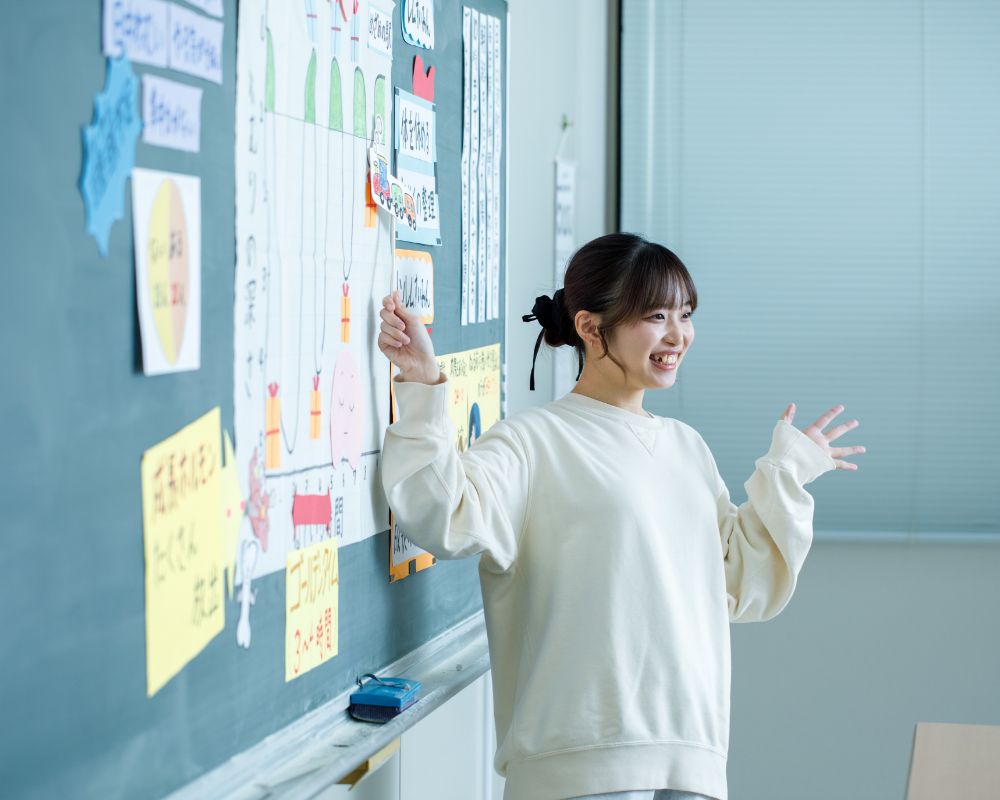 実習先での養護教諭の役割を学ぶピックアップ授業の様子